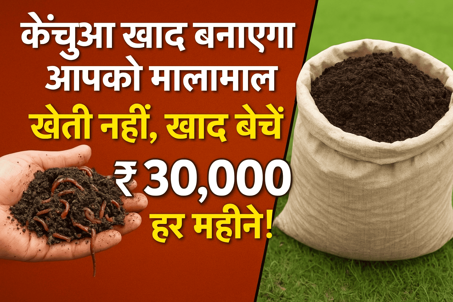 केंचुआ खाद बेचने का Buiness